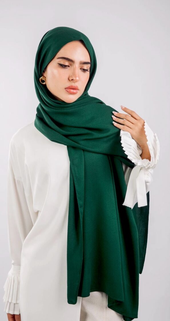 Forest Green Elegance Scarf