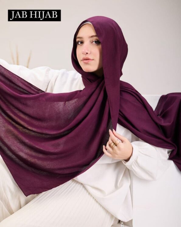 Burgundy Modal Scarf