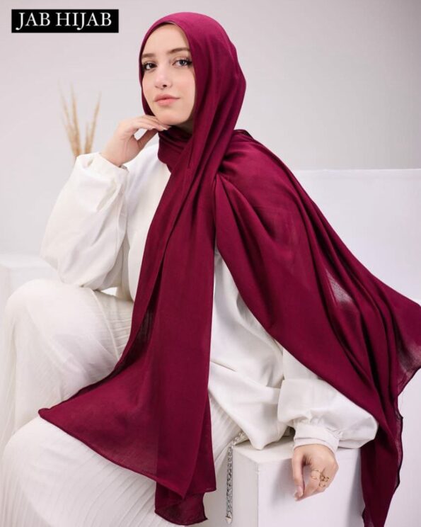Maroon Modal Scarf
